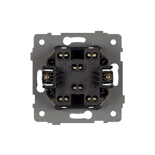 Механизм выключателя одноклавишный перекрёстный SWT-MKX1-PL-WH-V (250V, 10A) (Arlight, -)