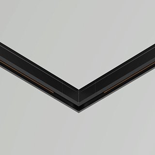 Коннектор угловой, накладной Levity