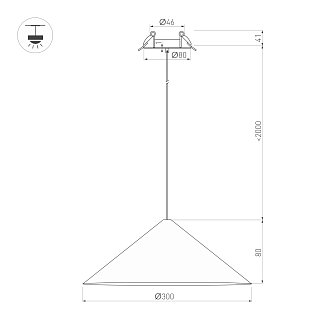Светильник SP-MAKOTO-R300-10W Warm2700 (BK, 36 deg, 230V, TRIAC) (Arlight, IP20 Металл, 3 года)