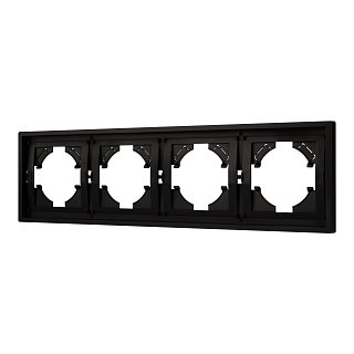 Рамка пластиковая FRM-TENDO-PL-4-BK (Arlight, -)