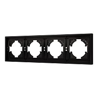 Рамка пластиковая FRM-TENDO-PL-4-BK (Arlight, -)