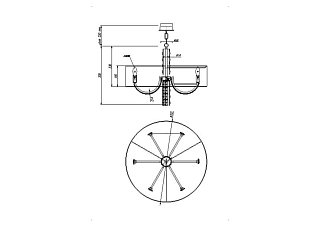 Подвесной светильник Talento E14х6