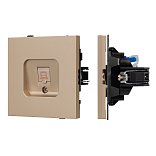 Механизм компьютерной розетки SCT-TENDO-MPC1-PL-GD (RJ-45, CAT6) (Arlight, -)