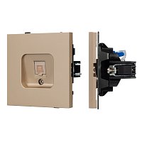 Механизм компьютерной розетки SCT-TENDO-MPC1-PL-GD (RJ-45, CAT6) (Arlight, -)