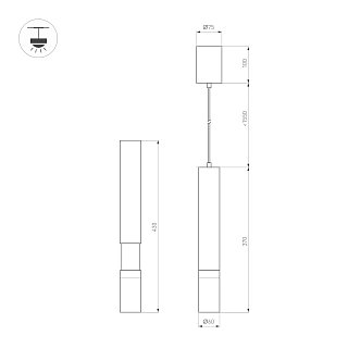 Светильник SP-ARTEMIS-HANG-P-R60-15W Warm3300-MIX (WH, 8-80 deg, 230V, TRIAC) (Arlight, IP20 Металл, 5 лет)
