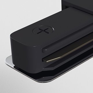 Коннектор прямой Unity черный