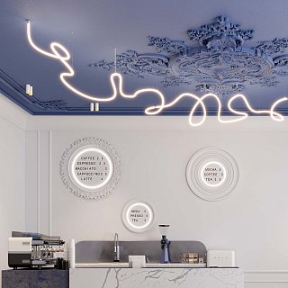 Лента герметичная MOONLIGHT-SIDE-FP-X1088-D25mm 24V Warm3000 (20 W/m, IP65, 5m, wire x1) (Arlight, Вывод боковой, 3 года)