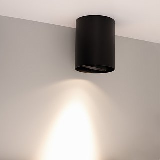 Светильник SP-FOCUS-R132-24W Day4000 (BK, 24 deg, 230V) (Arlight, IP54 Металл, 5 лет)