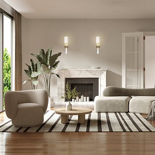 Настенный светильник (бра) Bianco E14х1 60Вт