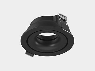 Корпус светильника потолочный встраиваемый, Черный, IP20, COMBO-44-BL