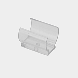 Пластиковая монтажная клипса для неоновой ленты 360° D25 MNT-PL-ST