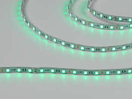 Светодиодная лента 5050, 60 LED/м, 14,4 Вт/м, 12В , IP20, Цвет: Зеленый, SWG560-12-14.4-G-M