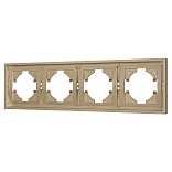 Рамка пластиковая FRM-TENDO-SFPL-4-GD (Arlight, -)