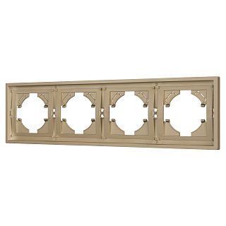 Рамка пластиковая FRM-TENDO-SFPL-4-GD (Arlight, -)