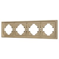 Рамка пластиковая FRM-TENDO-SFPL-4-GD (Arlight, -)