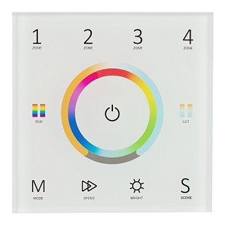 Панель Sens SMART-P67-MULTI White (230V, 4 зоны, 2.4G) (Arlight, IP20 Пластик, 5 лет)