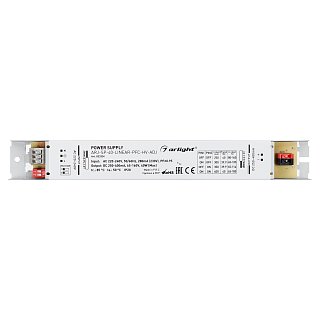 Блок питания ARJ-SP-40-LINEAR-PFC-HV-ADJ (40W, 250-400mA) (Arlight, IP20 Металл, 5 лет)