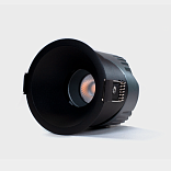 Светильник встраиваемый 12Вт 55° IP65 черный 4000К поворотный RC-D84-12-BL-NW65