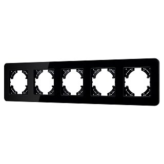 Рамка стеклянная FRM-OMALI-GS-5-BK (Arlight, -)