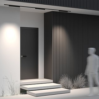 Уличный трековый светильник Points Exility IP 4000К 24Вт 36° черный