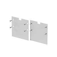 Комплект заглушек (для профиля 59×59) 2 шт., ALM-5959-EC 642058