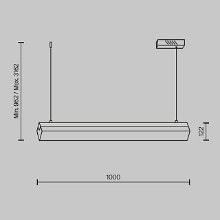 Подвесной светильник Petra 3000К 35Вт
