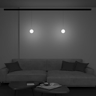 Трековый подвесной светильник Luna Exility 3000K 5Вт 360°