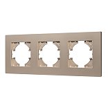 Рамка пластиковая FRM-PERIO-PL-3-GD (Arlight, -)