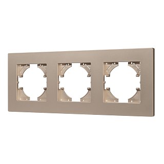 Рамка пластиковая FRM-PERIO-PL-3-GD (Arlight, -)