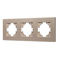 Рамка пластиковая FRM-PERIO-PL-3-GD (Arlight, -)