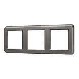 Рамка пластиковая FRM-VERSA-PL-3-GR (Arlight, -)