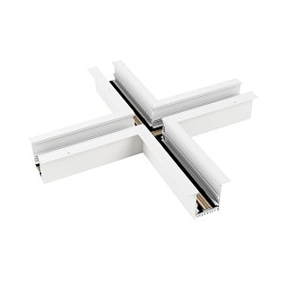 Коннектор крестовой MAG-CON-4560-F-X90 (WH) (Arlight, IP20 Металл, 5 лет)