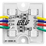 Модуль светодиодный ELF 4SMD диода 5050, 12В, RGB, тип В, корпус glue