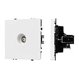 Механизм телевизионной розетки SCT-NOBE-MTV1-SFPL-WH (Arlight, Белый кварц)