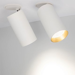 Светильник SP-POLO-BUILT-R95-25W Day4000 (WH-GD, 40 deg) (Arlight, IP20 Металл, 3 года)