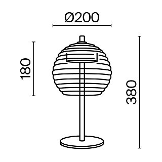 Настольный светильник Mystic 3000K 8Вт