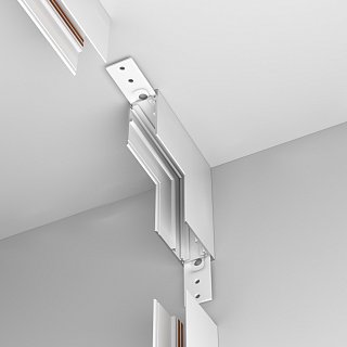 Коннектор внутренний Exility накладной белый