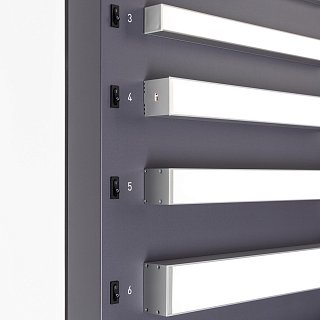 Стенд Профиль Линейный Свет LUX-E10-1760x600mm (DB 3мм, пленка, подсветка) (Arlight, -)