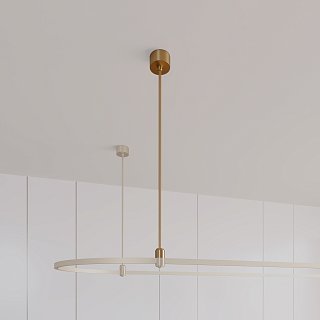 Подвес жесткий с питанием ART-APRIORI-ROD-A-L200-POWER (GD) (Arlight, IP20 Металл, 3 года)