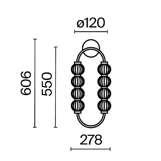 Настенный светильник (бра) Amulet 3000К 16Вт