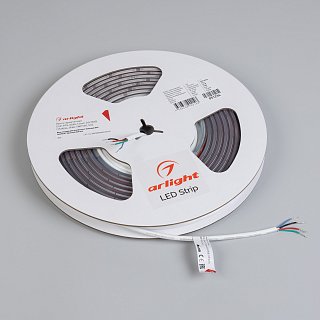 Светодиодная лента герметичная CSP-PFS-X540-12mm 24V RGB (15 W/m, IP68, TWP100, 5m) (Arlight, -)