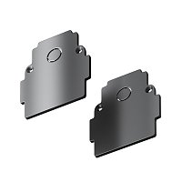 Заглушка торцевая 2шт Gravity встраиваемый черный