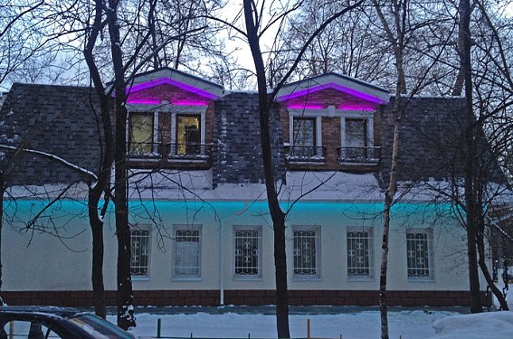 Светодиодная декоративная архитектурная подсветка зданий