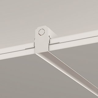 Шинопровод 1 м Exility встраиваемый под ГКЛ 12,5мм, белый