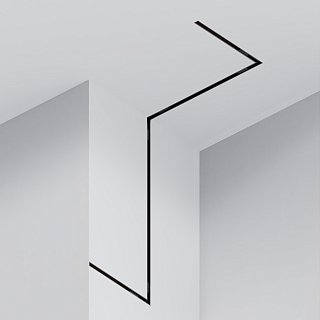 Шинопровод 2м Exility низкопрофильный  встраиваемый под ГКЛ 12,5 мм