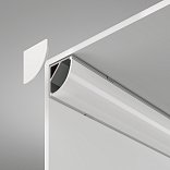 Алюминиевый профиль  накладной угловой  16?16 (Серебро, 2 м), ALM008S-2M