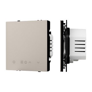 Терморегулятор SWT-NOBE-MTE-SFPL-CA (электрический тёплый пол) (Arlight, Кашемир)