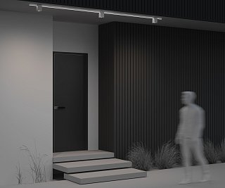 Уличный трековый светильник Alfa Elasity IP 3000K 16Вт 38° белый