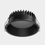 Светильник светодиодный диммируемый потолочный встраиваемый , серия WL-BQ, Черный, 15Вт, IP44, Теплый белый (3000К), BQ009115-BL-WW