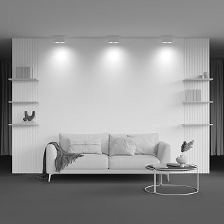 Потолочный светильник Atom GU10 2x10Вт